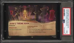 Jafar’s Throne Room Disney Lorcana Card Jafar Palace Heist Aladdin PSA 9 POP 1 - Image 1