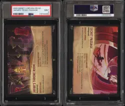 Jafar’s Throne Room Disney Lorcana Card Jafar Palace Heist Aladdin PSA 9 POP 1 - Image 3