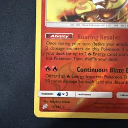 Pokemon TCG Cards Charizard 14/181 Team Up Reverse Holo Rare NM - Image 5
