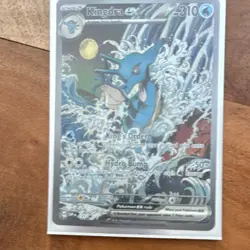 Pokemon Kingdra ex SVP Black Star Promo Lot Charmander Card Sleeve English - Image 1