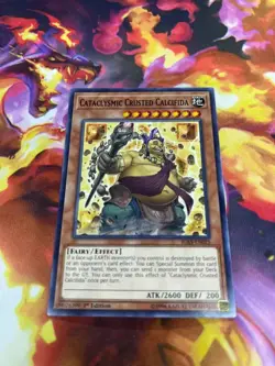 Cataclysmic Crusted Calcifida IGAS-EN025 Yu-Gi-Oh! Card -NM - Image 1
