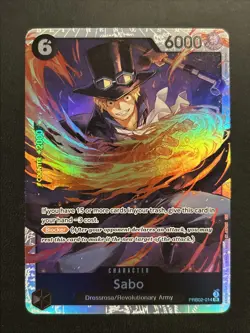 One Piece TCG | Sabo PRB02-014 SR - One Piece Card the Best Vol. 2 NM - Image 1