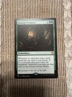 Magic the Gathering Lurking Predators Jumpstart Enchantment - Image 1