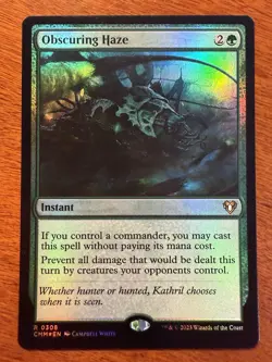 Obscuring Haze FOIL MTG Commander Masters NM-M 308 - Image 1