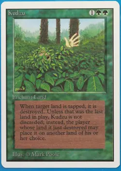 Kudzu Unlimited PLD (Green Rare Reserved List MTG Magic Card) (497636) ABUGames - Image 1
