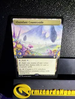 Abundant Countryside •Borderless• Rare Land - Commander: Lorwyn Eclipsed - ECC - Image 1