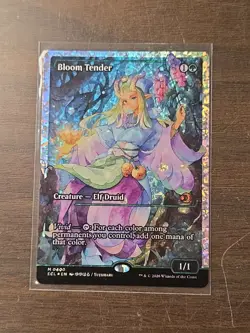 Bloom Tender (0400) (Showcase) (Fracture Foil) Lorwyn Eclipsed Foil Mtg - Image 1