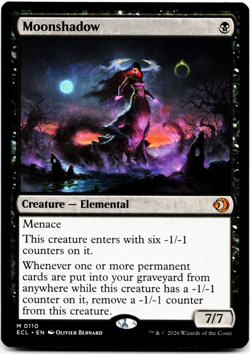 Moonshadow [Lorwyn Eclipsed] Magic MTG ECL 0110 NM 💀 - Image 1