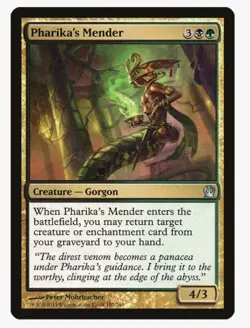 Pharika's Mender | MTG THS | Golgari Gorgon ETB Graveyard Recursion EDH | LP - Image 1