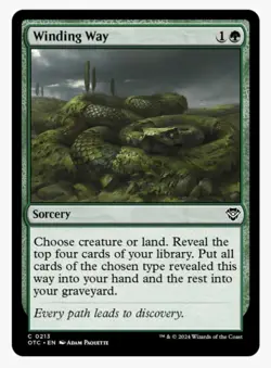 Winding Way | Outlaws of Thunder Junction OTC | MTG | Sorcery | NEW NM-MINT - Image 1