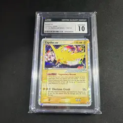 Zapdos ex Secret Rare Holo Pokemon TCG EX FireRed & LeafGreen 116/112 CGC 10 - Image 1
