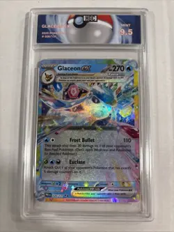 2025 Pokemon Glaceon Ex #26 HGC 9.5 (sb5) - Image 1