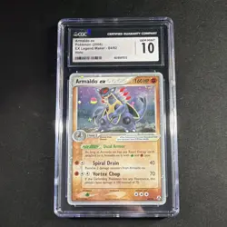 Armaldo ex Ultra Rare Holo 2006 Pokemon TCG EX Legend Maker 84/92 CGC 10 - Image 1