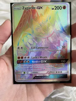 Pokemon TCG Zygarde GX 73/131 Sm-Forbidden Light Holo Card - Image 1