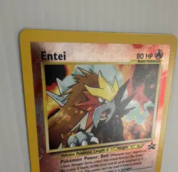 Pokemon Entei 34/53 Wotc Promo Reverse Holo Promo 80HP 2001 English - Image 3