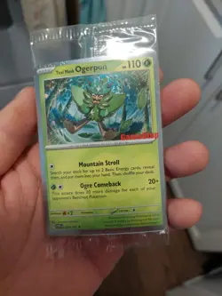 Pokemon TCG Teal Mask Ogerpon 024/167 Twilight Masquerade Gamestop Promo NM 💫 - Image 1