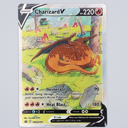 Charizard V SWSH260 Black Star Promo LP Pokemon TCG - Image 1