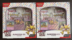 (2) Pokemon TCG 151 Alakazam ex Collection Box Sealed Scarlet And Violet Promos - Image 1