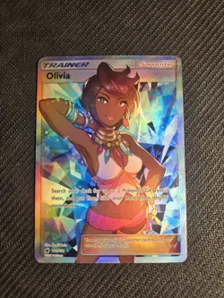 Olivia - 111/111 - Pokemon Crimson Invasion Sun Moon Full Art Card Combined Ship - Image 1