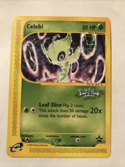 Pokemon Celebi 50 Promo WOTC NM Near Mint - Image 1