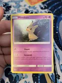 Mimikyu SM29 Black Star Promo Holo Sun Moon Pokemon TCG Holo 2017 NM-LP - Image 1