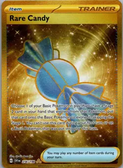 Rare Candy 256/198 Hyper Rare Scarlet & Violet Pokemon Near Mint - Image 1