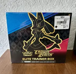 Pokemon Crown Zenith Elite Trainer Box ETB Factory Sealed Purchased At GameStop 820650851476 - Image 1