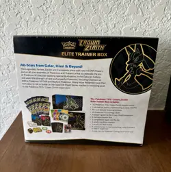 Pokemon Crown Zenith Elite Trainer Box ETB Factory Sealed Purchased At GameStop 820650851476 - Image 2