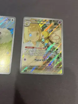 Journey Together Lillie's Ribombee #164 AND Hop’s Wooloo #170 Pokemon TCG NM - Image 3
