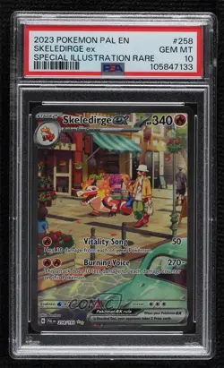Skeledirge ex Special Illustration Rare Pokemon Scarlet & Violet PSA 10 GEM MT - Image 1