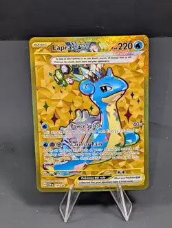 Pokemon TCG Lapras ex 164 Scarlet & Violet Promo ~ Full Art Holo - Image 1