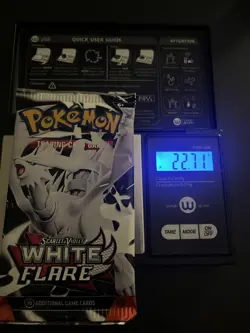 Very Heavy! 22.71g Pokemon TCG SV10.5 White Flare Booster Pack Sealed! - Image 1