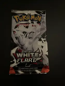 Very Heavy! 22.71g Pokemon TCG SV10.5 White Flare Booster Pack Sealed! - Image 2