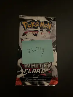 Very Heavy! 22.71g Pokemon TCG SV10.5 White Flare Booster Pack Sealed! - Image 3