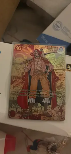 Namco One Piece CCG Gol D. Roger Foil Rush Character Card OP09-118 - Image 1