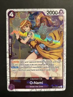 O-Nami (Pirate Foil) ST18-002 Premium Booster -The Best- Vol. 2 Foil One Piece - Image 1