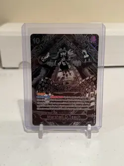One Piece TCG Marshall D. Teach SP (SILVER) Legacy Of The Master OP09-093 ENG - Image 1