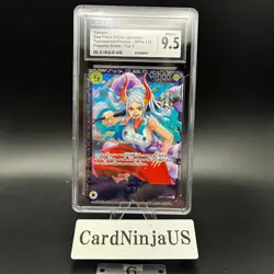 CGC MINT+ 9.5 Yamato Flagship Battle OP04-112 PROMO SR One Piece Parallel 6 - Image 1