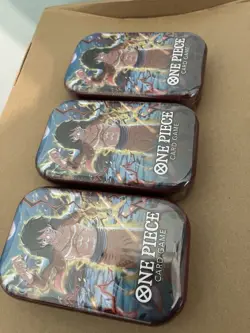 ONE PIECE TCG Monkey D Luffy Tins Pack Set Vol. 1 ENGLISH BUNDLE x3 eb03 booster - Image 1