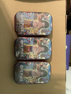 ONE PIECE TCG Monkey D Luffy Tins Pack Set Vol. 1 ENGLISH BUNDLE x3 eb03 booster - Image 3