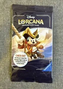 NEW! Disney Cruise Line Lorcana TCG Mickey Mouse Pirate Captain Promo SEALED! - Image 1