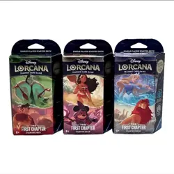 Disney Lorcana: The First Chapter TCG Starter Decks w/ Booster Pack *You Choose* - Image 1