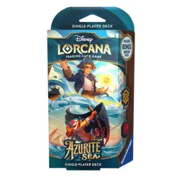 Disney Lorcana: Azurite Sea Starter Deck - Amber and Ruby New - Image 1