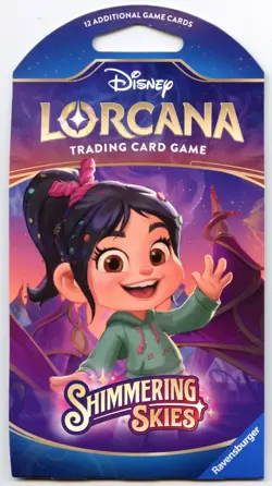 Disney Lorcana TCG Shimmering Skies Sleeved Booster Pack NEW FACTORY SEALED - Image 1