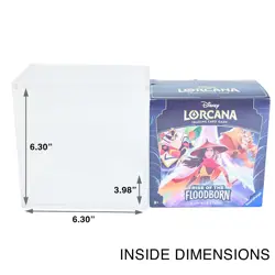 Acrylic Display Case for Disney Lorcana Trove Box Premium Magnetic Top 6mm - Image 2