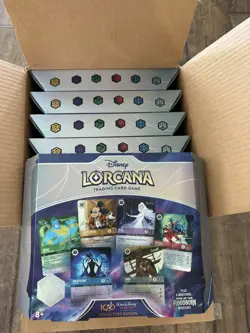 ✅CASE OF 6 - Ravensburger Disney Lorcana Rise of the Floodborn D100 Gift Set✅ - Image 2
