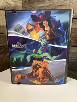 Disney Villains 9-Pocket Binder/Portfolio Holds 252 Cards 2025 Lorcana EMPTY - Image 3