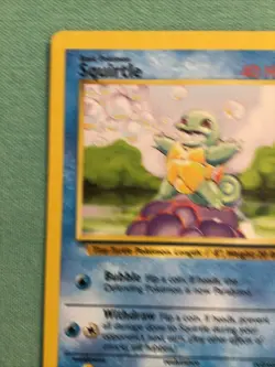 1999 Pokemon Card Squirtle Base Set Shadow 62/102 - Image 3