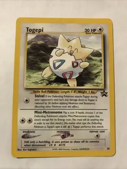 Togepi # 30 - Black Star Promo Pokemon Card - Image 1