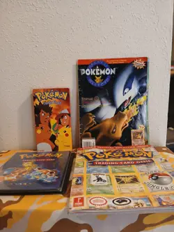 Pokemon nostalgic Lot Binder 1998 Becket Magazine Pokemon Trading Card Game... - Image 1